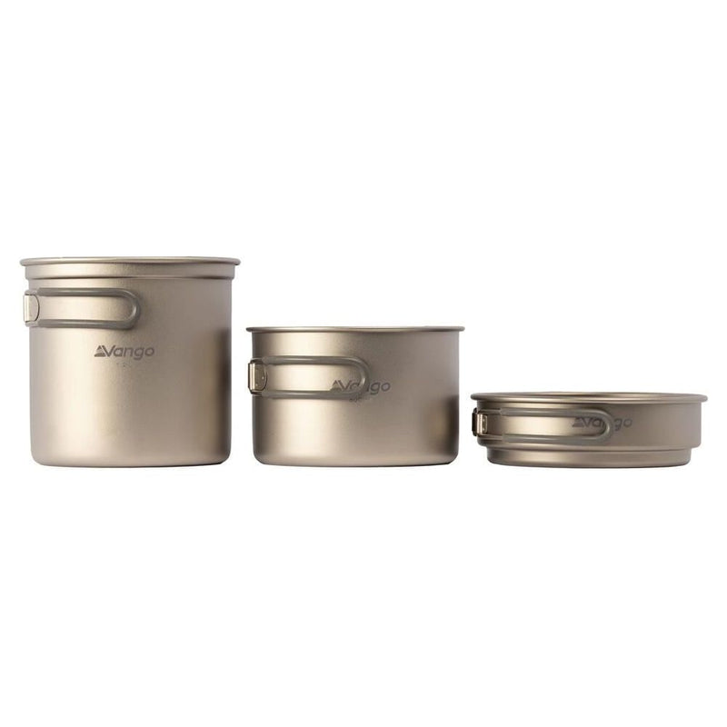 Vango Titanium 3 Piece Cook Set Titanium Vango - Dynamic Drive