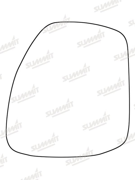 Summit Stick-On Standard Mirror Glass fits Land Rover Discovery 13 to 15 RHS Summit - Dynamic Drive