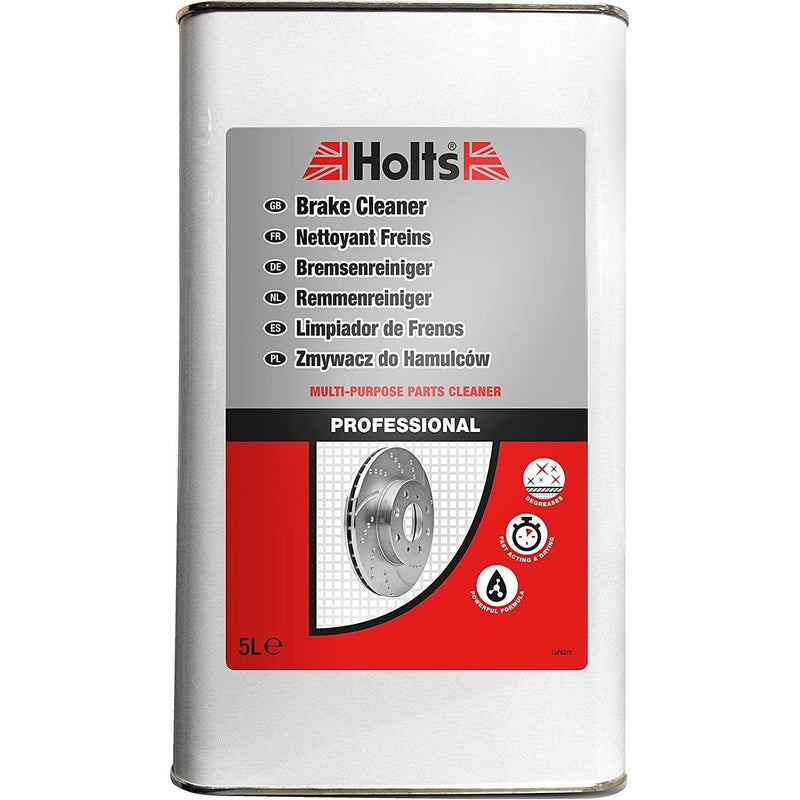 Holts Brake Cleaner Parts Degreaser Quick Drying Removes Oil Grease 5L Litre Holts - Dynamic Drive