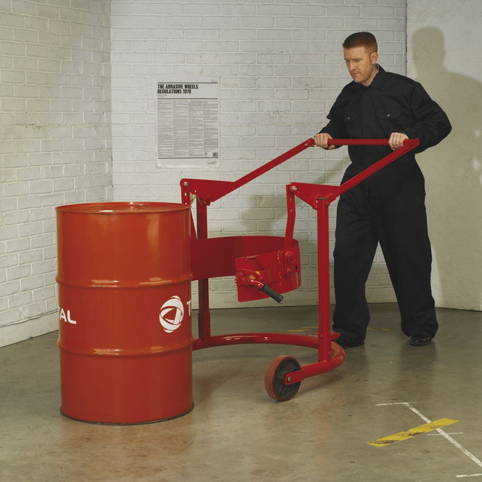 Sealey Mobile Drum Handler 205L DH02 Sealey - Dynamic Drive