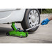 Sealey Short Chassis Trolley Jack with Storage Case 2 Tonne - Green 1050CXDHV Sealey - Dynamic Drive