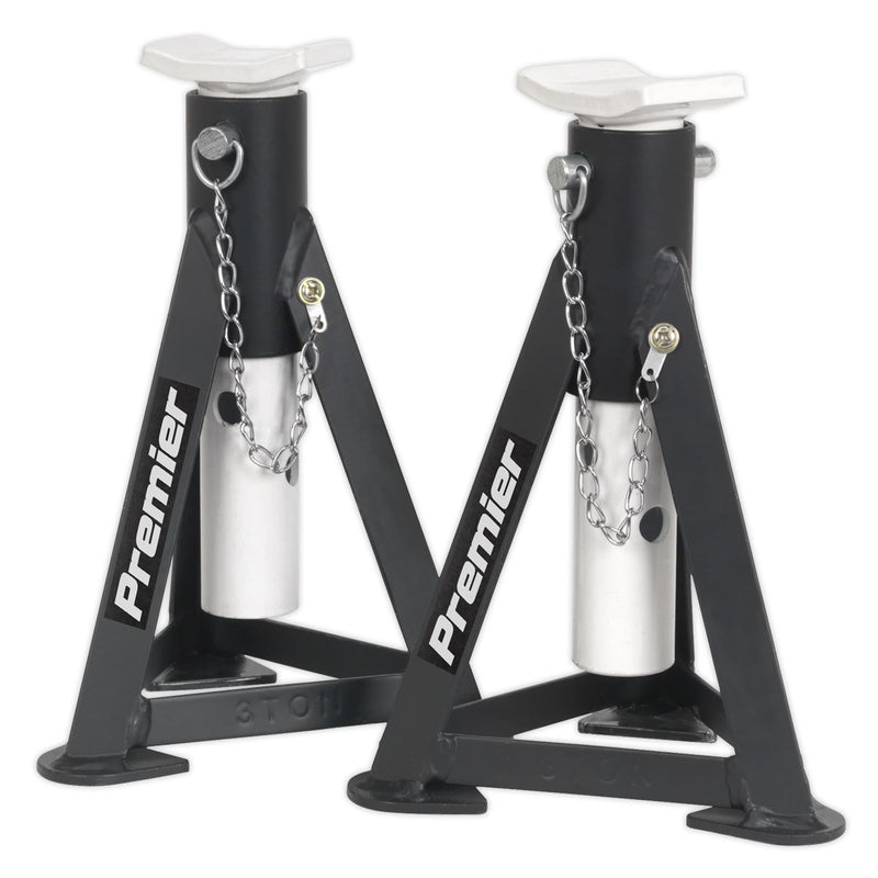 Sealey Trolley Jack 3t & AXLe Stands (Pair) 3t per Stand Combo 3040ABCOMBO Sealey - Dynamic Drive