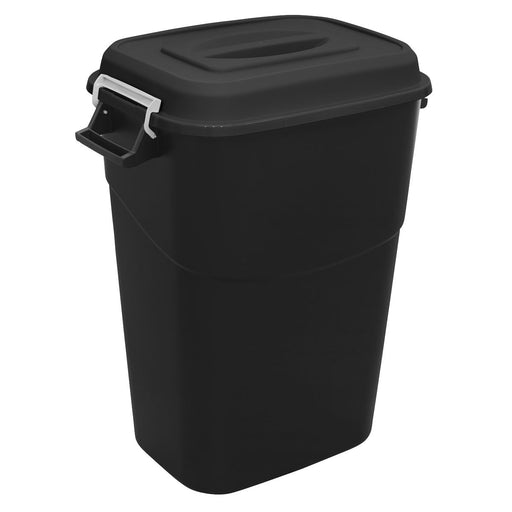 Sealey Refuse/Storage Bin 95L Black BM95 Sealey - Dynamic Drive