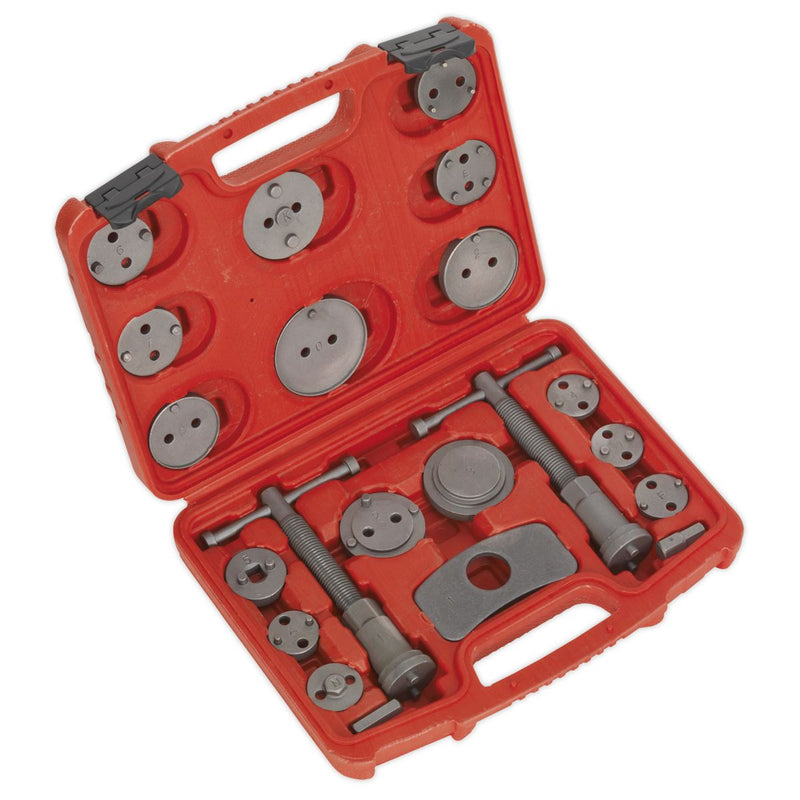 Sealey Brake Piston Wind-Back Tool Kit 21pc VS0282 Sealey - Dynamic Drive
