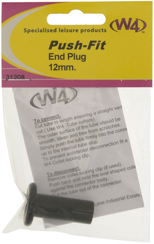 W4 End Plug 12Mm 31208 W4 - Dynamic Drive