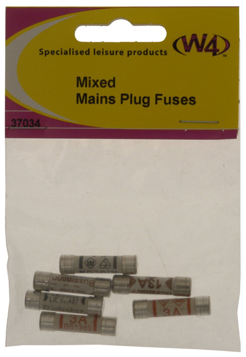 W4 Mains Fuse Mixed 3513Amp (2 Of Each) 25Mm 37034 W4 - Dynamic Drive