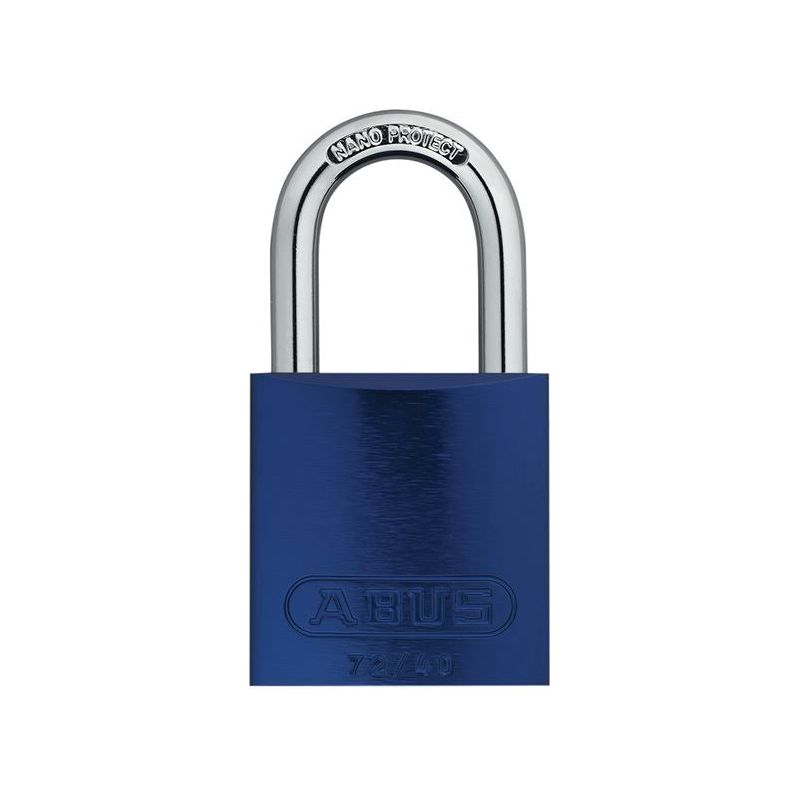 Abus Mechanical 72/40mm Aluminium Padlock Blue Keyed Alike TT60121 ABUS Mechanical - Dynamic Drive