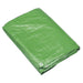 Sealey Tarpaulin 3.05 x 3.66m Green TARP1012G Sealey - Dynamic Drive