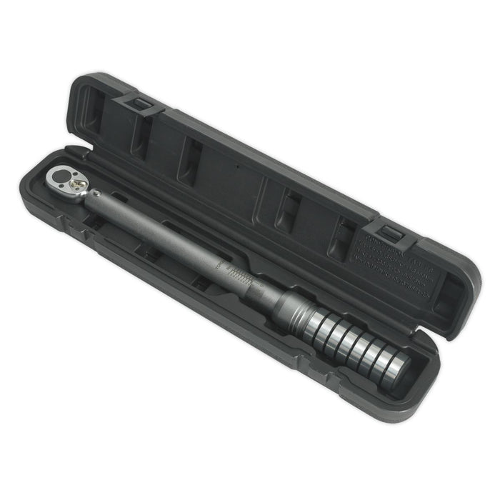 Sealey Torque Wrench Micrometer Style 1/2"Sq Drive 40-200Nm(29.5-148lb.ft) Calib Sealey - Dynamic Drive