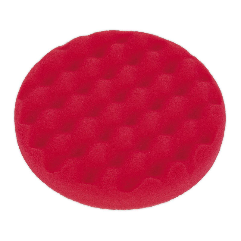 Sealey Buffing & Polishing Foam Head Hook-and-Loop150 x 25mm Red/Ultra-Soft Sealey - Dynamic Drive