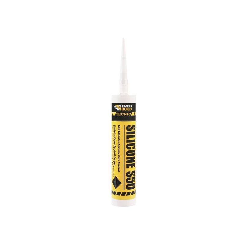 Everbuild Sika Tecnic Silicone S50 Jasmine 310ml Everbuild Sika - Dynamic Drive