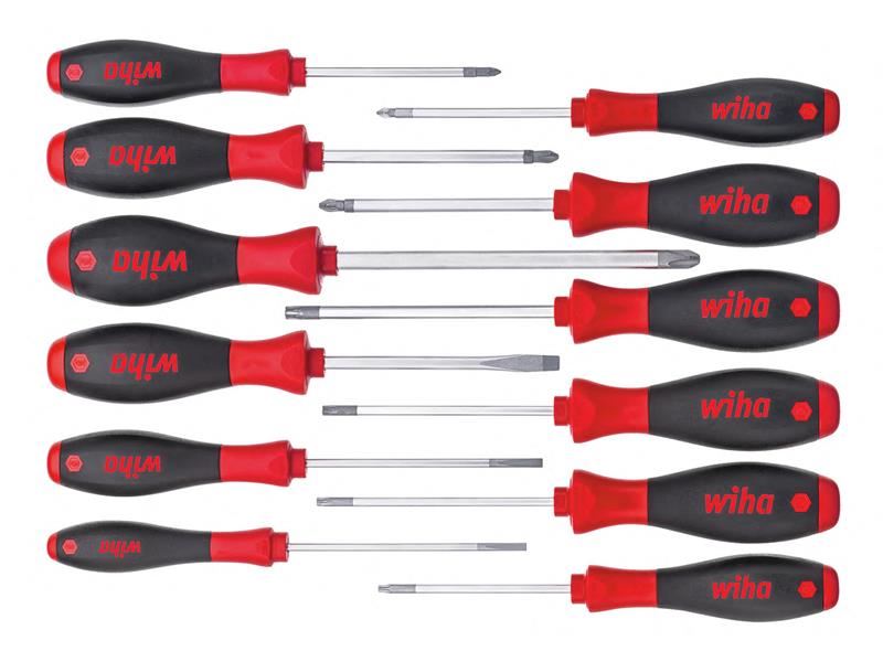 Wiha SoftFinish® Screwdriver Set, 12 Piece Wiha - Dynamic Drive