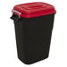 Sealey Refuse/Storage Bin 95L Red BM95R Sealey - Dynamic Drive
