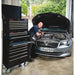 Draper Roller Tool Cabinet, 7 Drawer, 26", Black 35743 Draper - Dynamic Drive