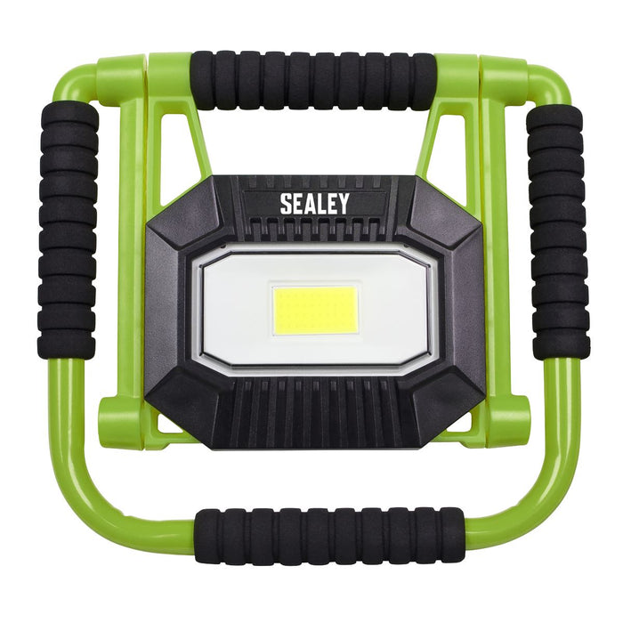 Sealey LEDFL20W Rechargeable Portable Fold Flat Floodlight 20W COB LED Sealey  - Dynamic Drive