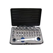 Laser Socket and Bit Set 1/4"D 31pc 6717 Laser - Dynamic Drive