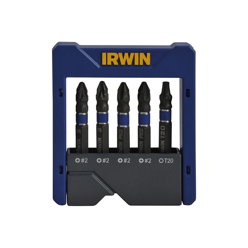 Irwin® Phillips/Pozi/TORX Impact Screwdriver Pocket Bit Set, 5 Piece IRWIN® - Dynamic Drive