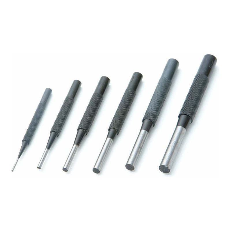Priory 135-S6 Parrallel Pin Punches in Wallet Set 6 Piece Priory - Dynamic Drive