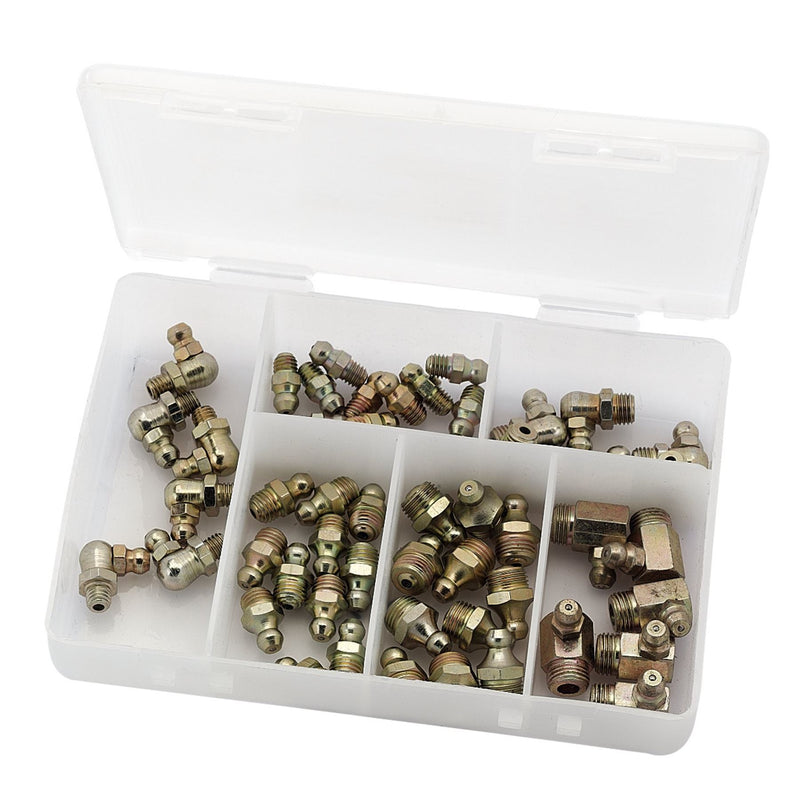 Draper 50 Assorted BSPT Grease Nipples 43961 Draper - Dynamic Drive
