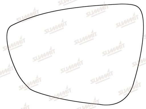 Summit Stick-On Standard Mirror Glass fits Ford Focus 18 on LHS Summit - Dynamic Drive