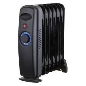Mini Radiator Black 1000W BB-OR109 UK Camping And Leisure - Dynamic Drive