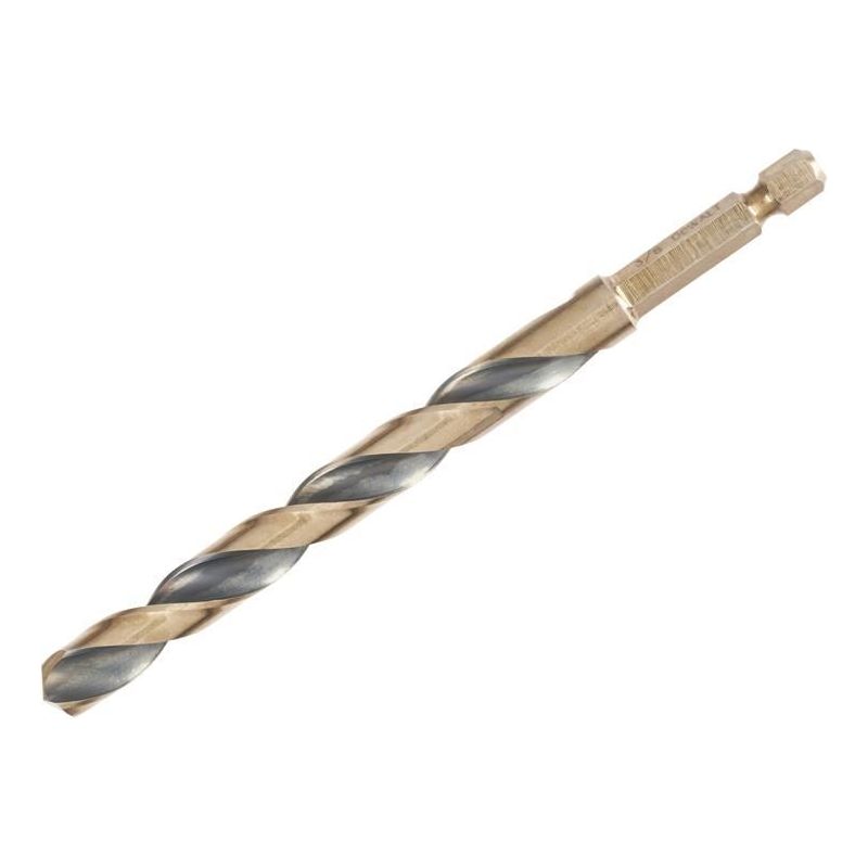 Dewalt Power Tools BLACK&GOLD Hex HSS-G Drill Bit 9.5mm DeWALT Power Tools - Dynamic Drive