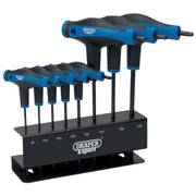 Draper Expert TX-STAR Soft Grip Metric T-Handle Key Set (8 Piece) Draper - Dynamic Drive