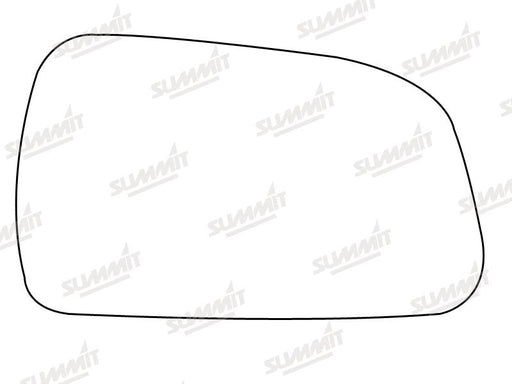 Summit Heated Base Plate With Standard Mirror Glass fits Hyundai Tucson 04 to 09 RHS Summit - Dynamic Drive