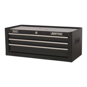Sealey Mid-Box 3 Drawer with Ball-Bearing Slides Black AP223B Sealey - Dynamic Drive