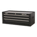 Sealey Mid-Box 3 Drawer with Ball-Bearing Slides Black AP223B Sealey - Dynamic Drive