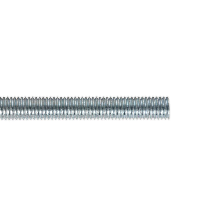 Sealey Studding M12 x 1m Zinc DIN 975 Pack of 5 STUD12 Sealey  - Dynamic Drive