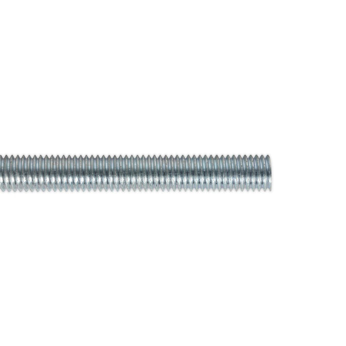 Sealey Studding M12 x 1m Zinc Pack of 5 STUD12 Sealey - Dynamic Drive