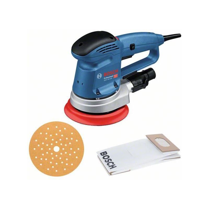 Bosch GEX 34-150 Professional Random Orbital Sander 150mm 340W 240V Bosch - Dynamic Drive