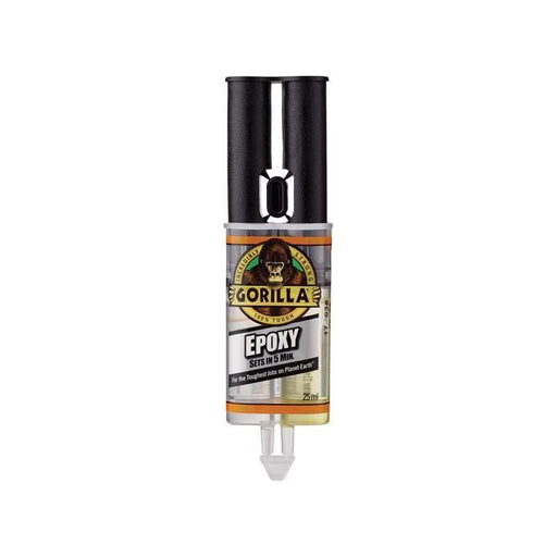 Gorilla Glue Gorilla 5 Min 2-Part Epoxy Syringe 25ml Gorilla Glue - Dynamic Drive