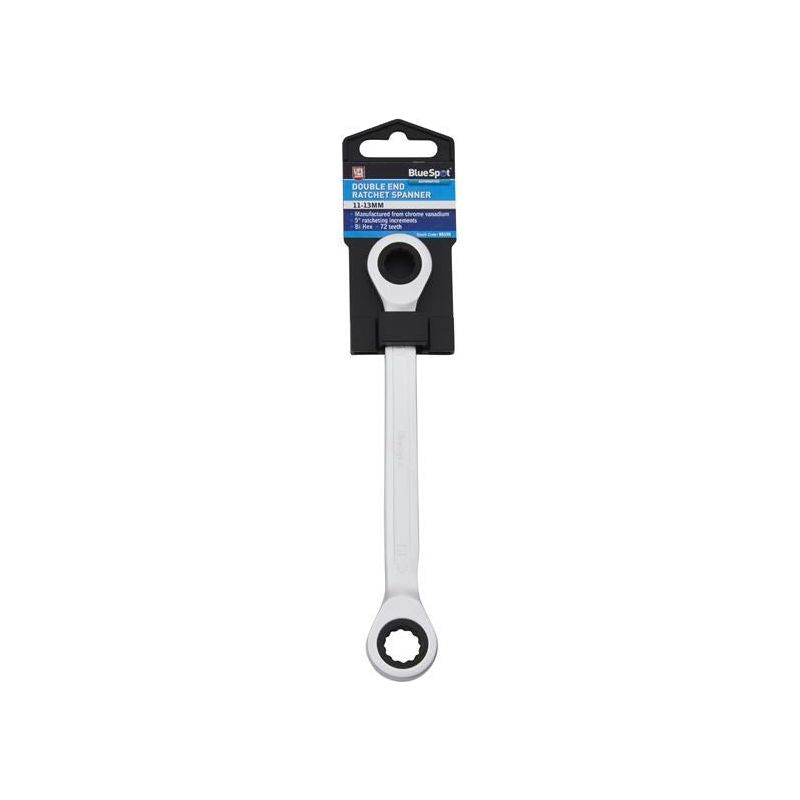 Bluespot Tools Double End Ratchet Spanner (11-13mm) BlueSpot Tools - Dynamic Drive