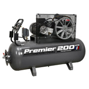 Sealey Air Compressor 200L Belt Drive 5.5hp 3ph SAC32055B Sealey - Dynamic Drive