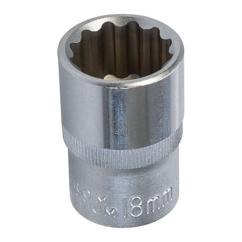 King Dick Socket SD 1/2" Metric 12pt 18mm King Dick - Dynamic Drive