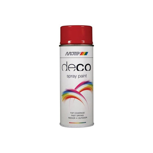 Motip® Deco Spray Paint High Gloss RAL 3000 Flame Red 400ml MOTIP® - Dynamic Drive