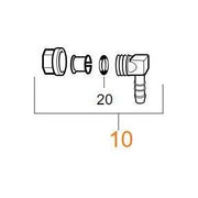 Truma Elbow For Ultrastore M20 Tb10 70150-01 Truma - Dynamic Drive