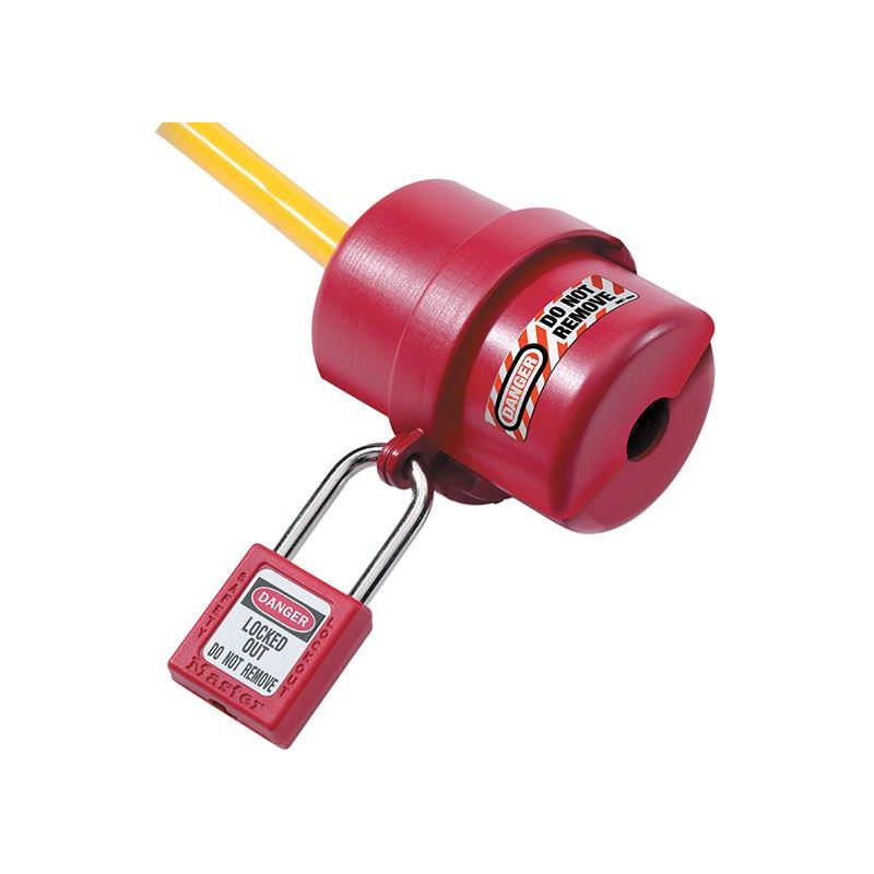Master Lock Lockout Electrical Plug Cover Small for 120V - 240V Master Lock - Dynamic Drive