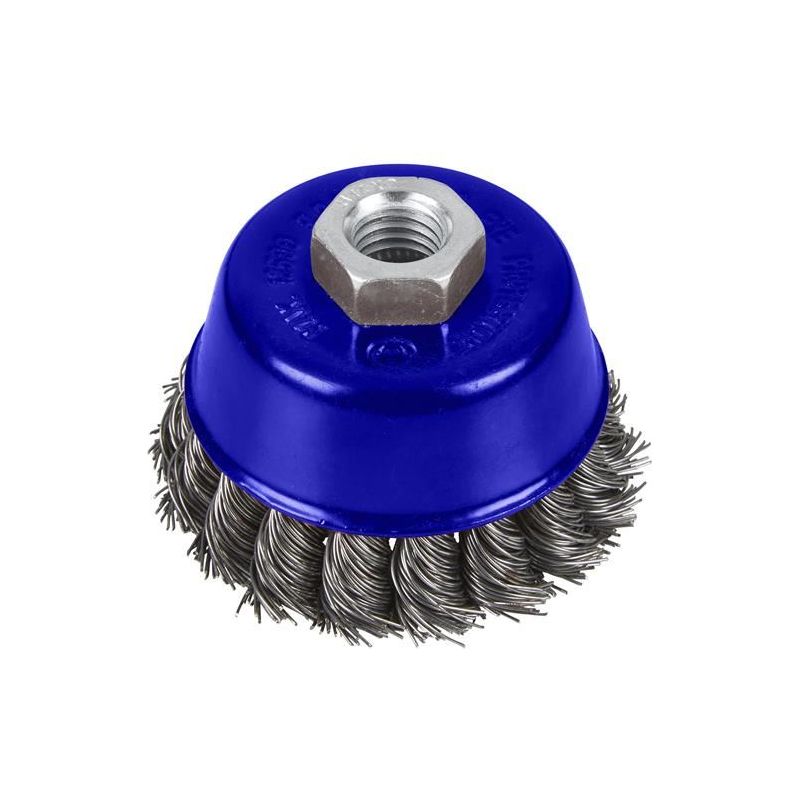 Bluespot Tools Twist Knot Cup Brush 75mm M14 X 2 BlueSpot Tools - Dynamic Drive