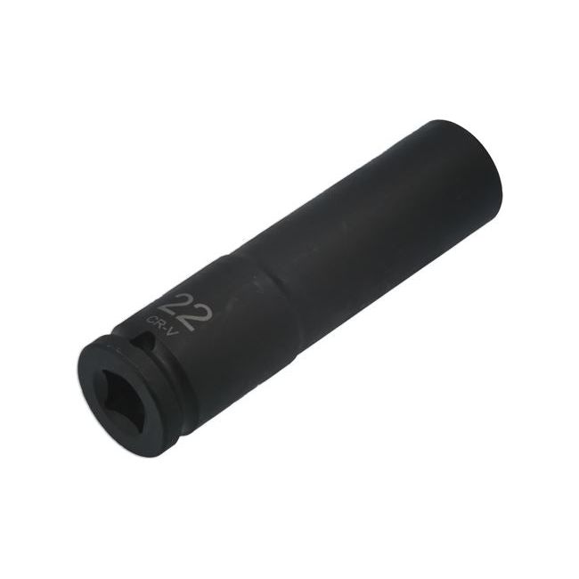 Laser Extra Deep Impact Socket 1/2"D 22mm 7769 Laser - Dynamic Drive