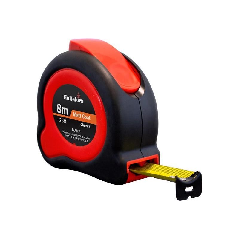 Hultafors TKC8ME Tuf-Lok Pocket Tape 8m/26ft (Width 25mm) Hultafors - Dynamic Drive