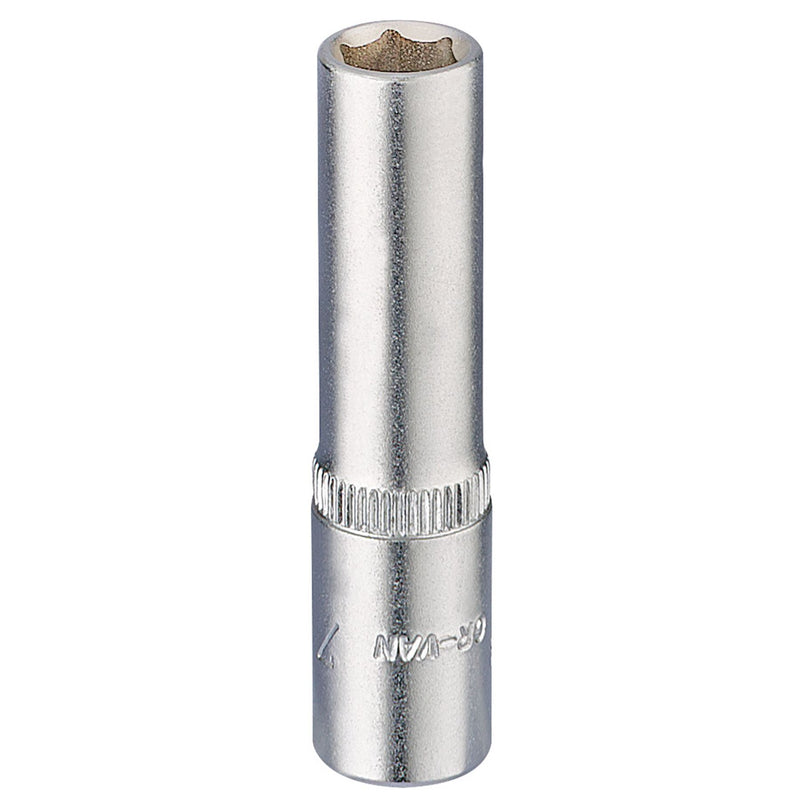 Draper Elora Deep Socket, 1/4" Sq. Dr., 7mm 58727 Draper - Dynamic Drive