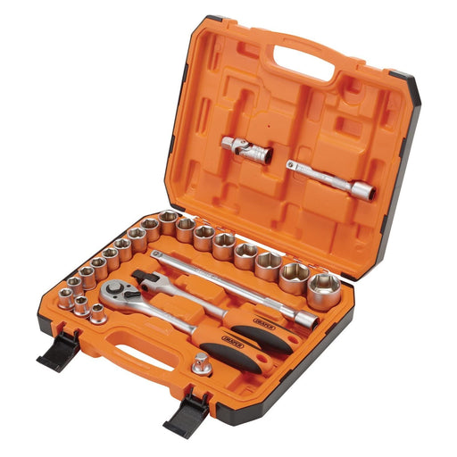 Draper HI-TORQ 6 Point Socket Set, 1/2" (24 Piece) 22112 Draper - Dynamic Drive