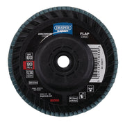 Draper Expert Zirconium Oxide Flap Disc, 115mm, M14, 60 Grit 86066 Draper - Dynamic Drive