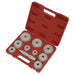 Sealey Bearing Race & Seal Driver Set 10pc Aluminium VS703 Sealey - Dynamic Drive