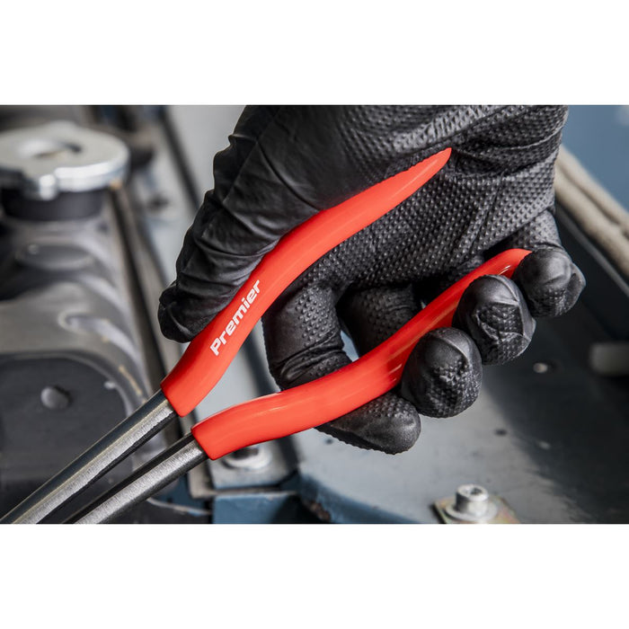 Sealey Needle Nose Pliers Double Joint Long Reach 335mm AK8591 Sealey - Dynamic Drive
