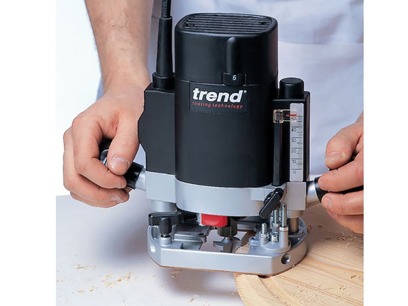 Trend T5EB 1/4in Variable Speed Router 1000W 240V Trend - Dynamic Drive