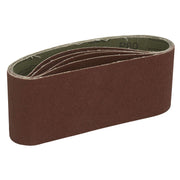 Sealey 76 x 457mm Sanding Belt 80Grit - Pack of 5 SB80457 Sealey - Dynamic Drive